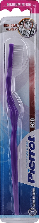Szczoteczka do zębów, fioletowa - Pierrot Eco — Zdjęcie N1
