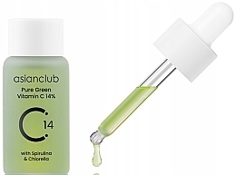 Serum do twarzy z witaminą C - Asianclub Pure Green Vitamin C 14% — Zdjęcie N2