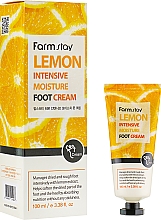 Krem do stóp z ekstraktem cytryny - FarmStay Lemon Intensive Moisture Foot Cream — Zdjęcie N2