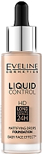 Kup Matujący podkład do twarzy - Eveline Cosmetics Liquid Control HD Long Lasting Formula 24 H