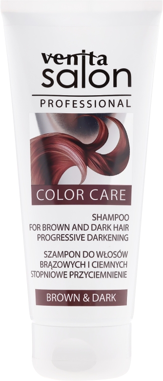 Szampon do włosów brązowych i ciemnych - Venita Salon — Zdjęcie N1