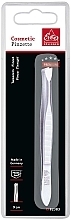 Pinceta ścięta, szeroka, 9 cm - Erbe Solingen Tweezers Premium 92383 — Zdjęcie N1