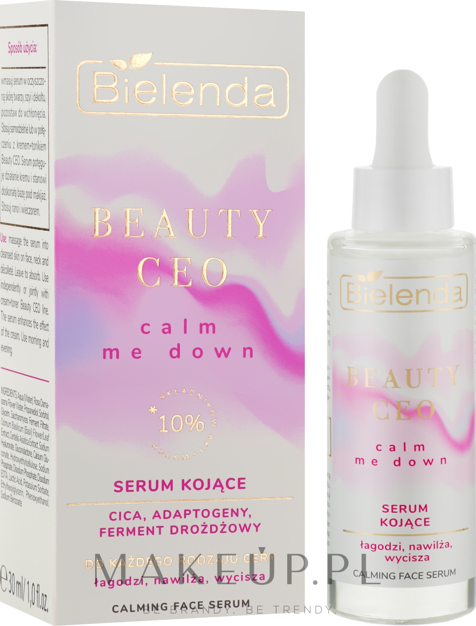 Kojące serum do twarzy - Bielenda Beauty CEO Calm Me Down Serum — Zdjęcie 30 ml