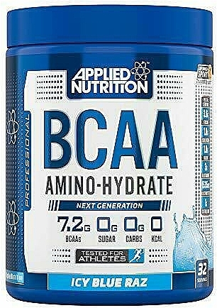 Białko serwatkowe dla sportowców - Applied Nutrition BCAA Amino-Hydrate Icy Blue Raz — Zdjęcie N1