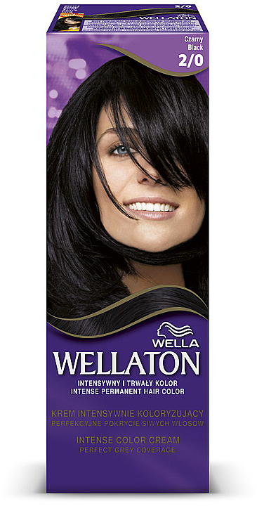 PRZECENA! Kremowa farba intensywnie koloryzująca do włosów - Wella Wellaton * — Zdjęcie N1