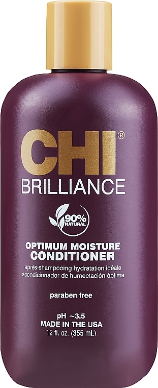 Odżywka do włosów zniszczonych - CHI Deep Brilliance Optimum Moisture Conditioner — Zdjęcie N2
