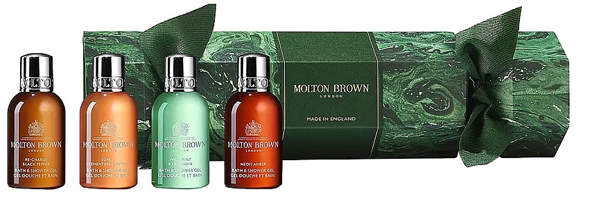 Molton Brown Woody & Aromatic Christmas Cracker - Zestaw (sh/gel/4x50ml) — Zdjęcie N1