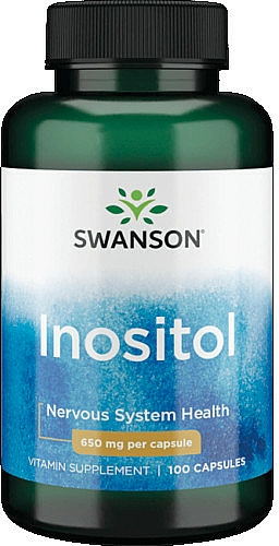 Suplement diety Inozytol, 650 mg - Swanson Inositol 650 mg — Zdjęcie N1