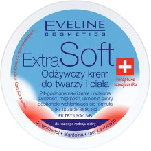 Odżywczy krem do twarzy i ciała - Eveline Cosmetics Extra Soft — Zdjęcie N1