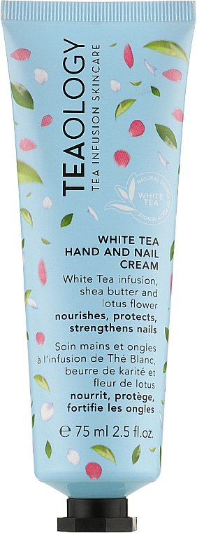 Krem do rąk i paznokci z białą herbatą - Teaology White Tea Hand & Nail Cream — Zdjęcie N1