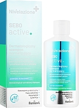 Dermatologiczny szampon normalizujący - Farmona Nivelazione Sebo Active Dermatological Normalizing Shampoo — Zdjęcie N2