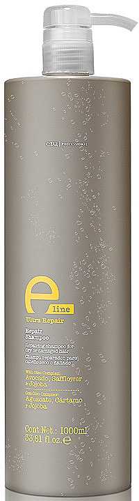 Rewitalizujący szampon do włosów suchych i zniszczonych - Eva Professional E-Line Repair Shampoo — Zdjęcie N4