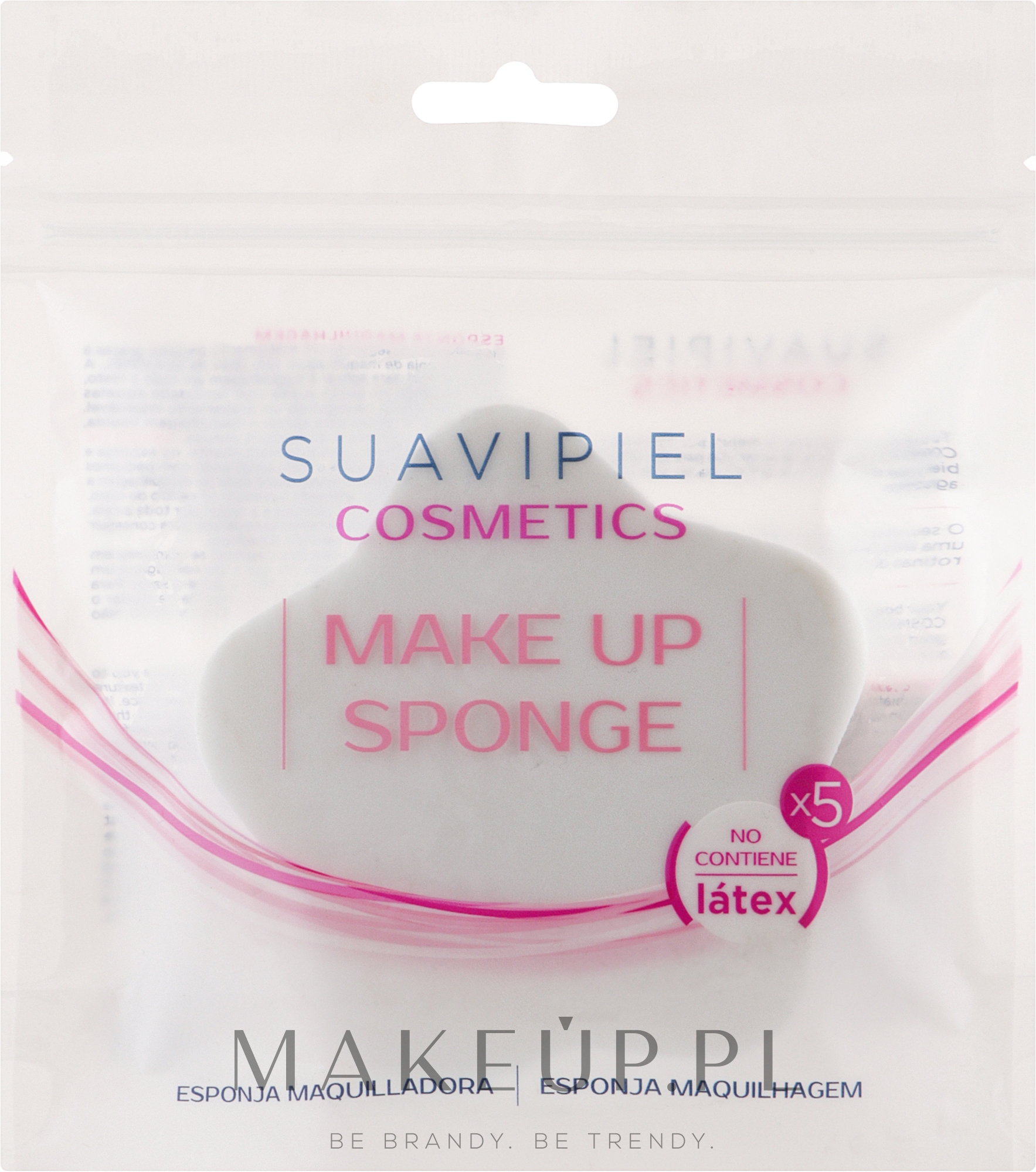 Gąbka do makijażu - Suavipiel Cosmetics Make Up Sponge — Zdjęcie 5 szt.