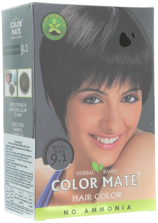 Naturalna farba do włosów - Color Mate Hair Color — Zdjęcie N1