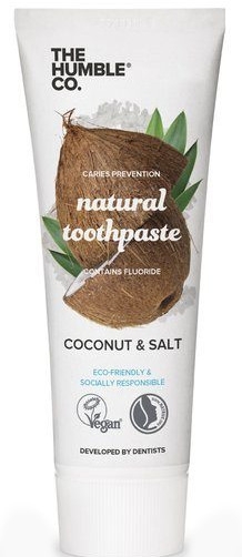 Naturalna pasta do zębów, Kokos - The Humble Co. Natural Toothpaste Coconut & Salt