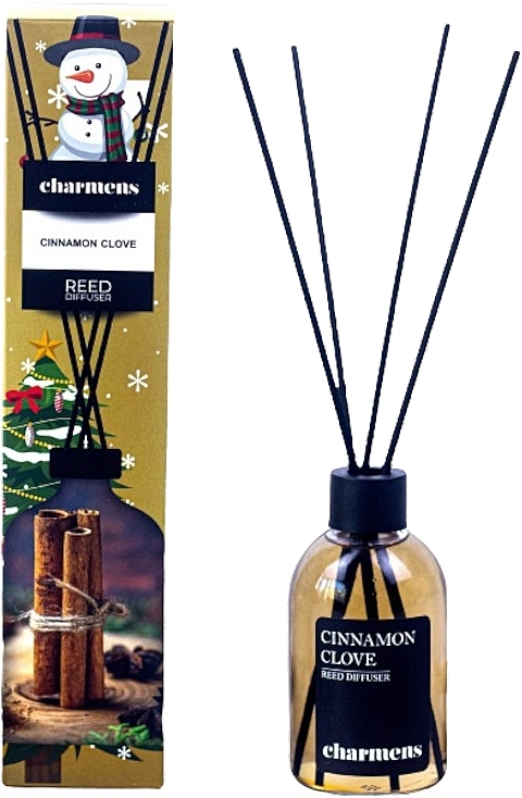 Dyfuzor zapachowy Cynamon i goździki - Charmens Cinnamon Clove Reed Diffuser  — Zdjęcie N1