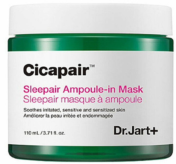 Kojąca maska do twarzy na noc - Dr. Jart+ Cicapair Sleepair Ampoule-in Mask