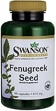 Suplement diety Kozieradka, 610 mg - Swanson Fenugreek Seed — Zdjęcie N2