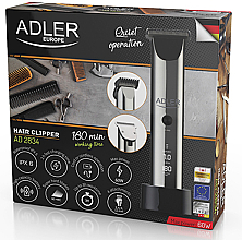 Maszynka do strzyżenia włosów z wyświetlaczem - Adler AD 2834 — Zdjęcie N2