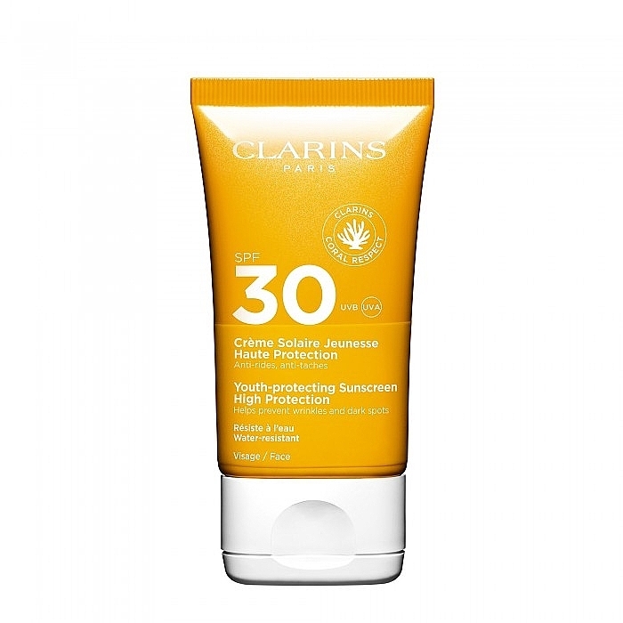 Przeciwzmarszczkowy krem przeciwsłoneczny - Clarins Youth-Protecting Sunscreen SPF 30 — Zdjęcie N1