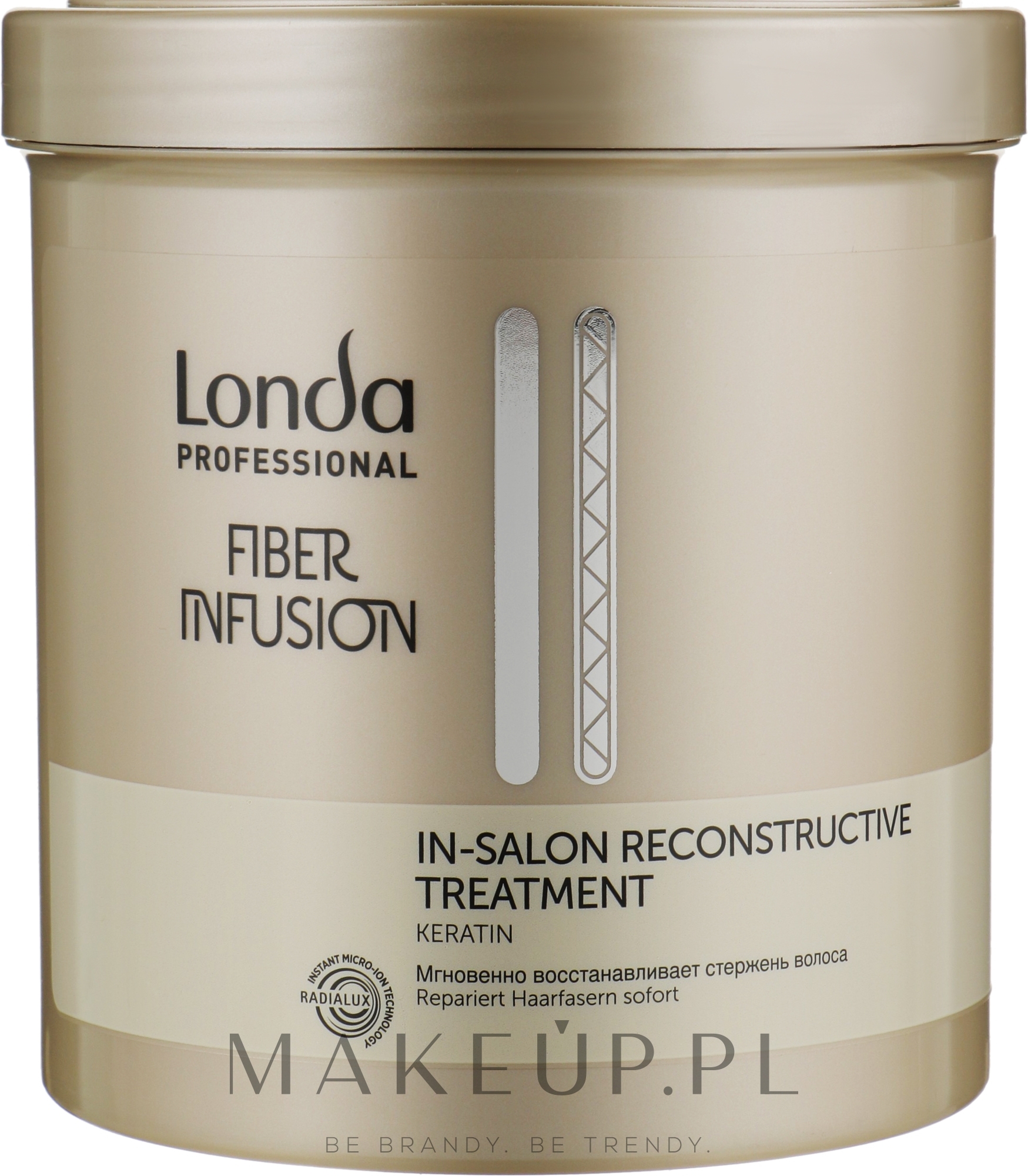 Regenerująca maska do włosów - Londa Professional Fiber Infusion In-Salon Reconstructive Treatment — Zdjęcie 750 ml