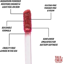 Róż do policzków - TheBalm Talk is Cheek Blush Cream — Zdjęcie N3