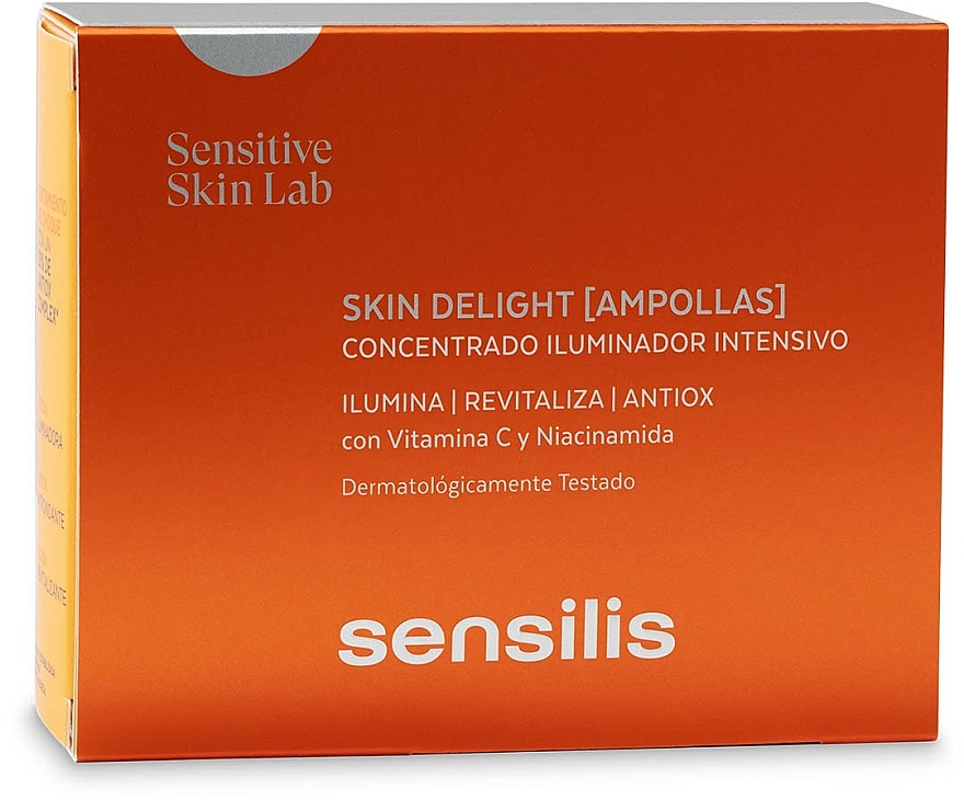 Ampułka rozjaśniająca do twarzy - Sensilis Skin Delight Ampoules — Zdjęcie N1