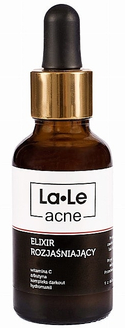 Eliksir rozjaśniający do twarzy - La-Le Acne — Zdjęcie N1