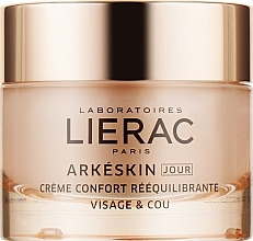 Kup Krem do twarzy i szyi korygujący objawy starzenia hormonalnego - Lierac Arkeskin Jour Day Rebalancing Comfort Cream