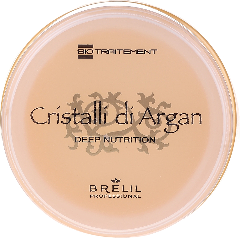 Maska do głębokiej regeneracji z olejem arganowym i aloesem - Brelil Bio Traitement Cristalli d'Argan Mask Deep Nutrition — Zdjęcie N3