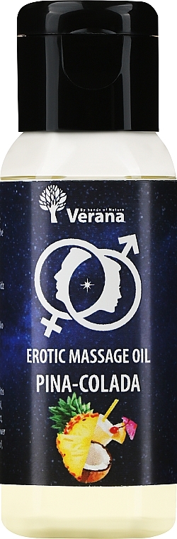 Olejek do masażu erotycznego Pina-colada - Verana Erotic Massage Oil Pina-Colada — Zdjęcie N1
