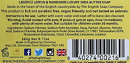 Mydło w kostce Cytryna i mandarynka - The English Soap Company Lemon and Mandarin Gift Soap — Zdjęcie N2