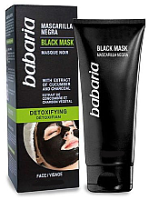 Kup Czarna maska detoksykująca do twarzy - Babaria Detoxifying Black Mask