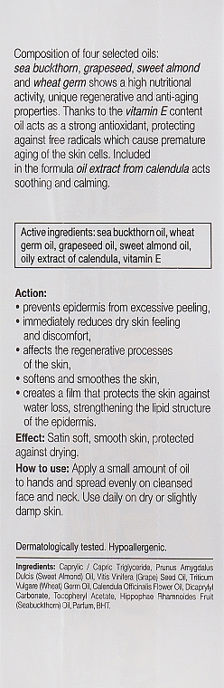 Odżywczy olejek do twarzy - Eva Dermo Nourishing Facial Oil — Zdjęcie N2