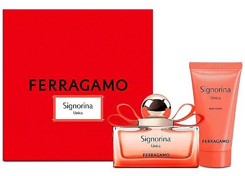 Salvatore Ferragamo Signorina Unica - Zestaw (edp/50ml + b/lot/50ml) — Zdjęcie N1