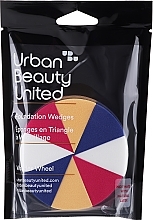 Gąbki do makijażu w kształcie klina - UBU Wonder Wheel Foundation Sponge Circle — Zdjęcie N1