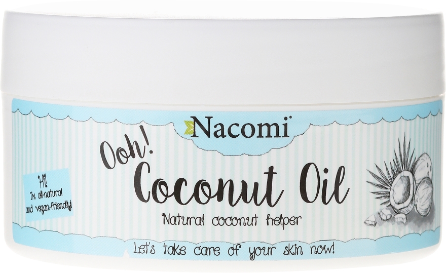 100% naturalny rafinowany olej kokosowy - Nacomi Coconut Oil 100% Natural Refined