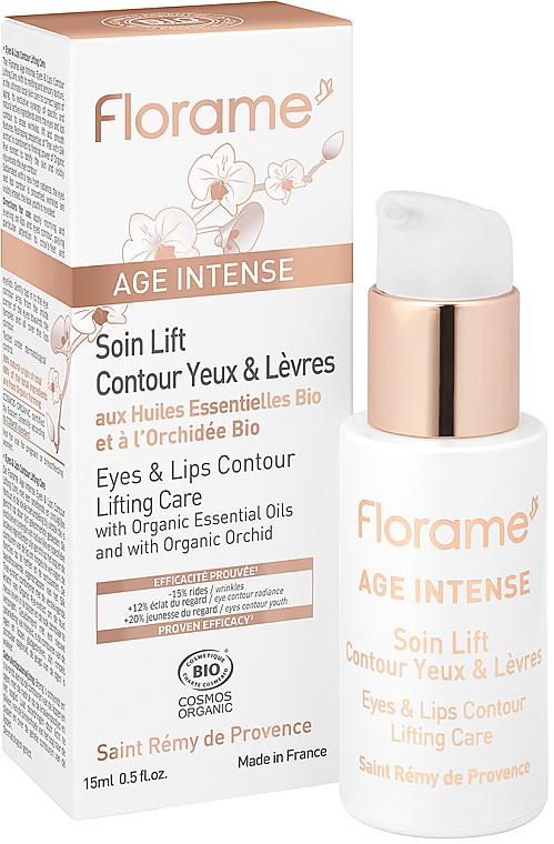 Liftingujący krem ​​do konturowania oczu i ust - Florame Age Intense Eyes & Lips Contour Lifting Care — Zdjęcie N1