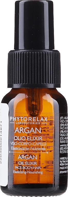 PRZECENA! Wielofunkcyjny eliksir z olejkiem arganowym - Phytorelax Laboratories Olio di Argan Elixir * — Zdjęcie N3