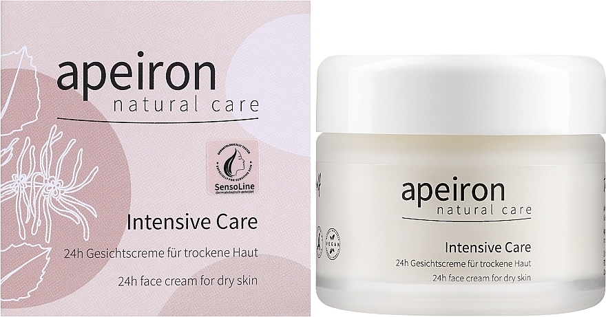 Krem do twarzy - Apeiron Intensive Care 24h Face Cream — Zdjęcie N2
