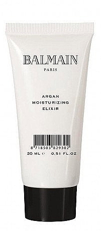 Nawilżający eliksir do włosów z olejem arganowym - Balmain Paris Hair Couture Argan Moisturizing Elixir (mini) — Zdjęcie N1