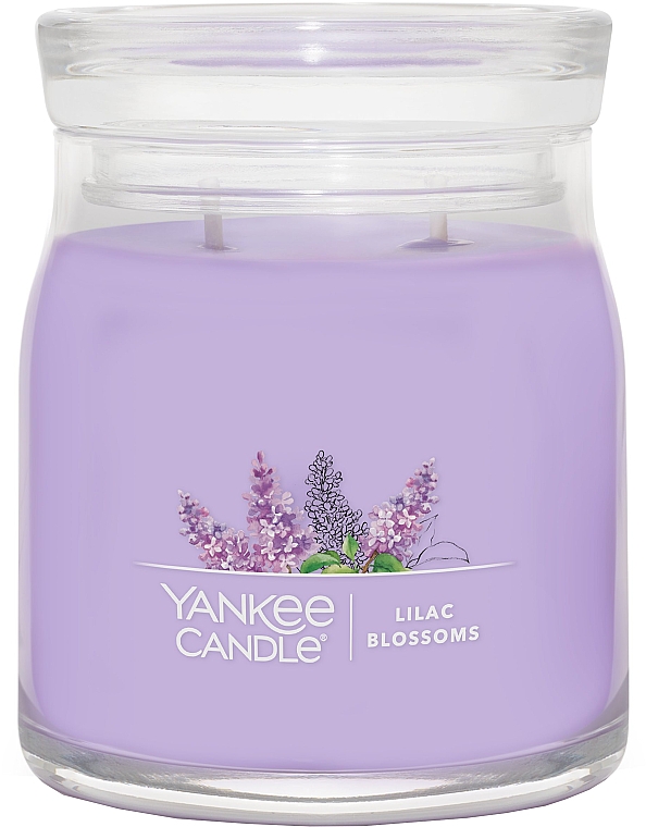 Świeca zapachowa w słoiku Lilac Flowers, 2 knoty - Yankee Candle Lilac Blossoms — Zdjęcie N1