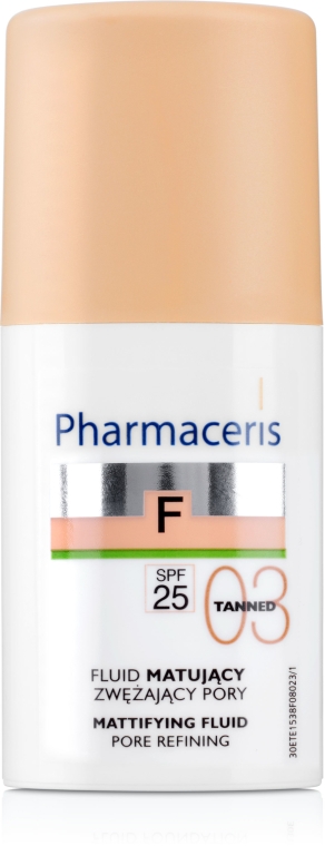 Matujący fluid zwężający pory - Pharmaceris F Mattifying Fluid Pore Refining SPF 25