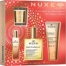 Zestaw - Nuxe The Prodigieux® Collection (b/oil 100 ml + sh/oil 100 ml + perf 15 ml + candle 70 g) — Zdjęcie N2