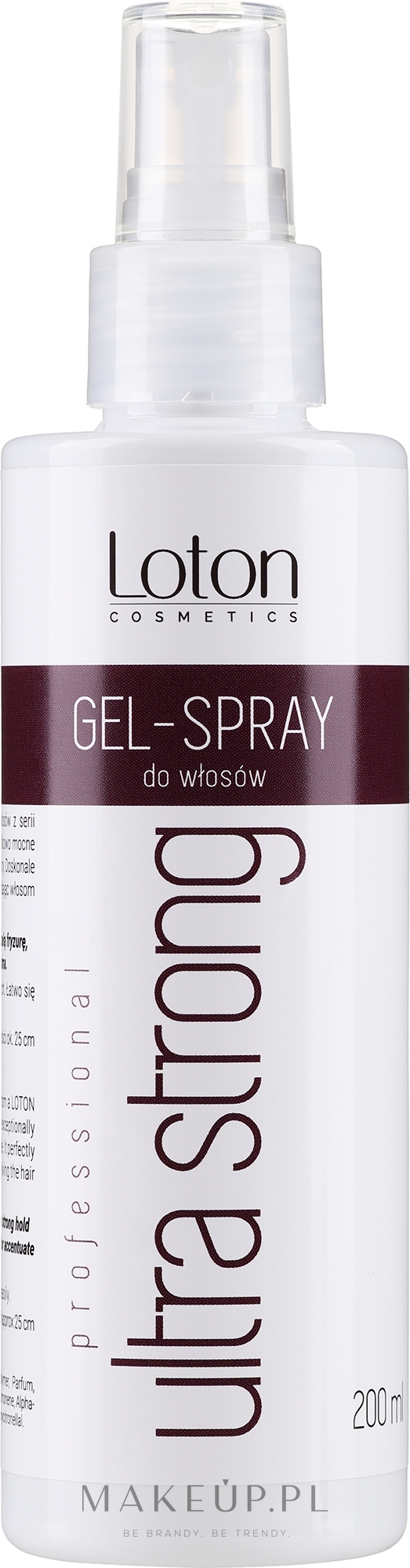 Żel-spray do włosów, ultra mocny - Loton Gel-Spray — Zdjęcie 200 ml