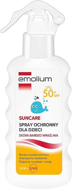 Mineralny spray ochronny dla dzieci - Emolium Suncare Mineral Spray SPF 50+ — Zdjęcie N1