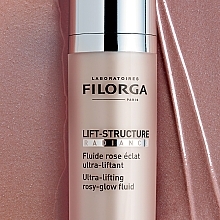 Ultraliftingujący fluid rozświetlający do twarzy - Filorga Lift-Structure Radiance Ultra-Lifting Rosy Glow Fluid — Zdjęcie N6