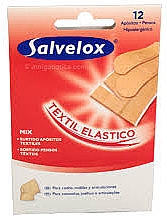 Kup Zestaw tekstylnych plastrów opatrunkowych, 12 szt. - Salvelox Textile Elastic Mix