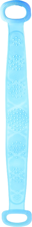 Silikonowa myjka do ciała, niebieska - Deni Carte — Zdjęcie N1