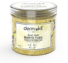 Sól do kąpieli z rumiankiem i olejkiem cytrynowym - Dermokil Bath Salt Chamomile and Lemon — Zdjęcie N1